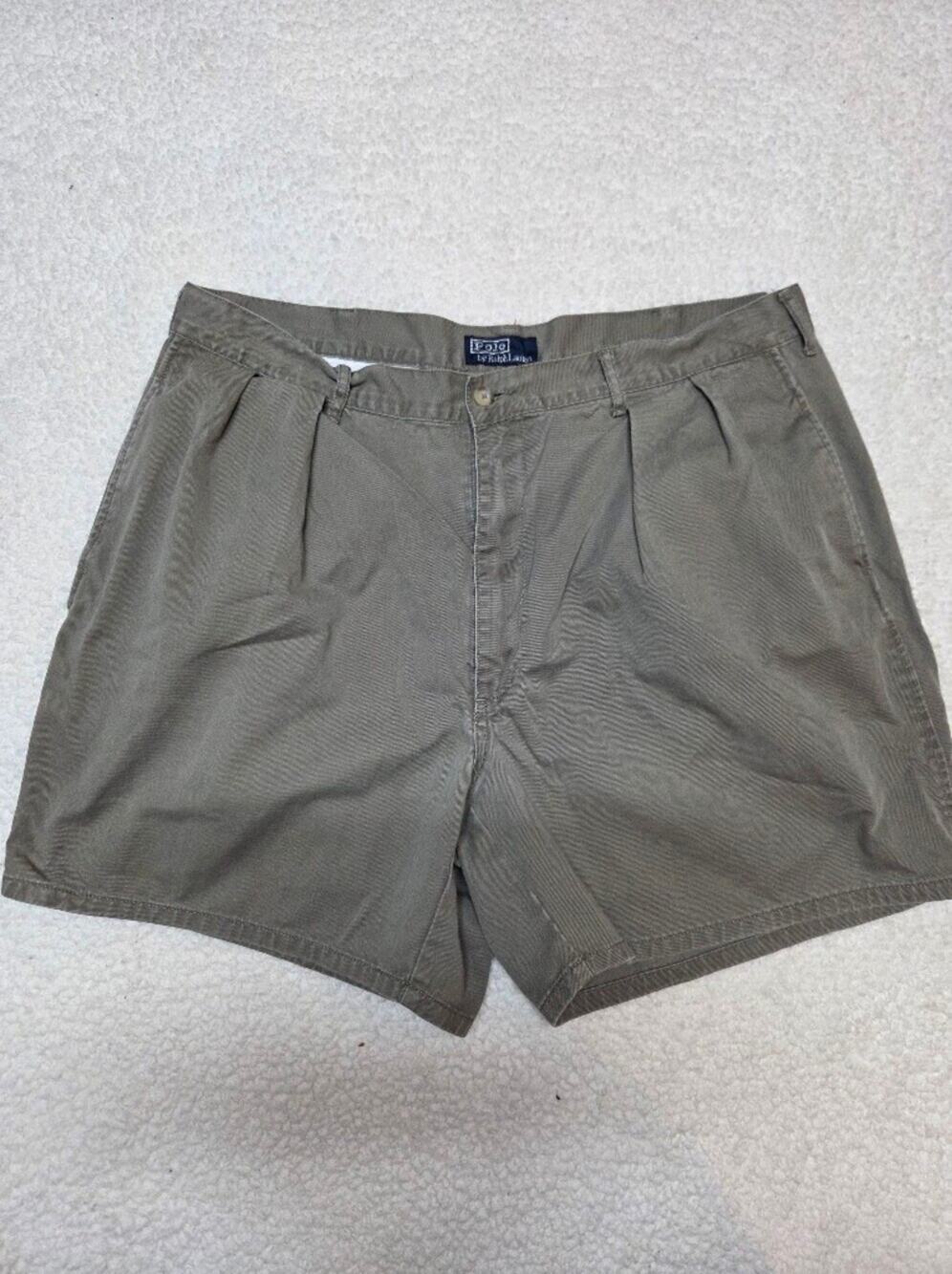 Polo by Ralph Lauren Olive Pleated Flat Front Shorts